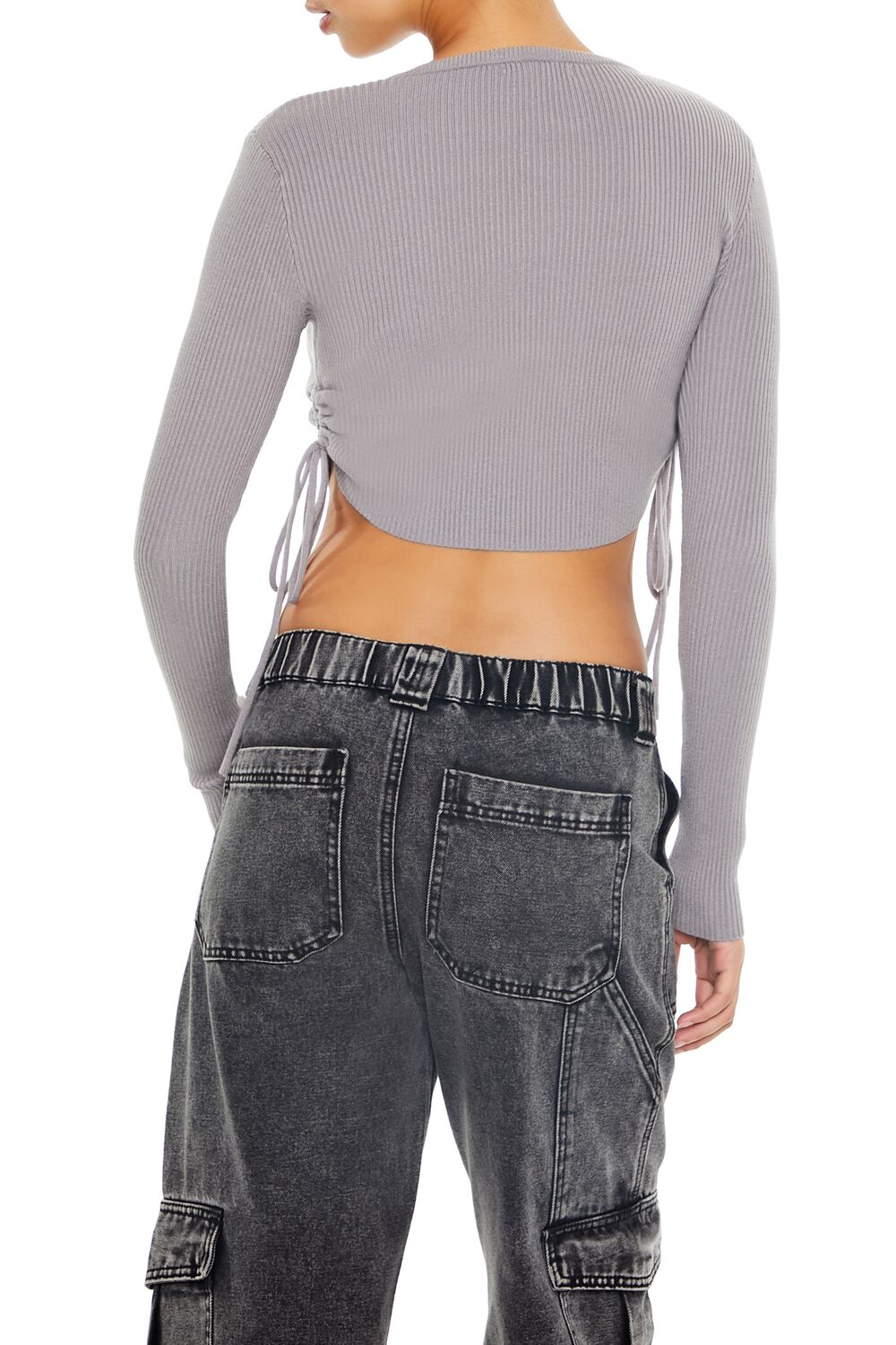 Ruched Cropped Sweater | Forever 21 Womens