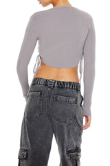 Ruched Cropped Sweater | Forever 21 Womens