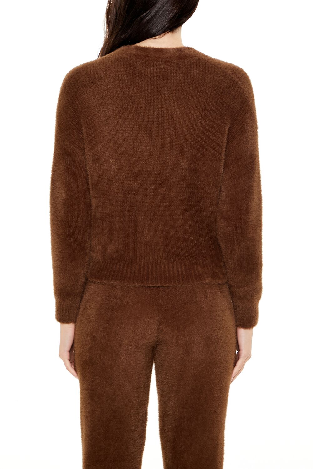 Fuzzy Cardigan Sweater | Forever 21 Womens