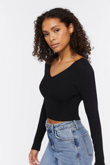 Ribbed Cropped Fitted Sweater | Forever 21 Womens