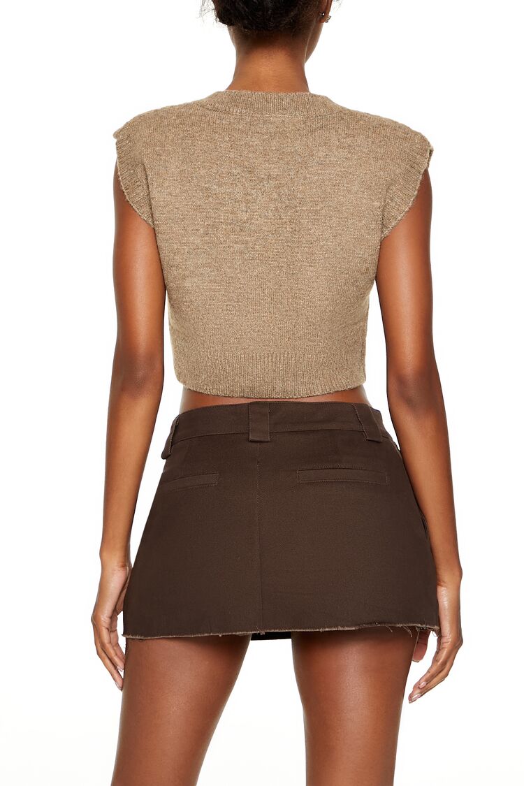 Cropped Cable Knit Sweater Vest | Forever 21 Womens