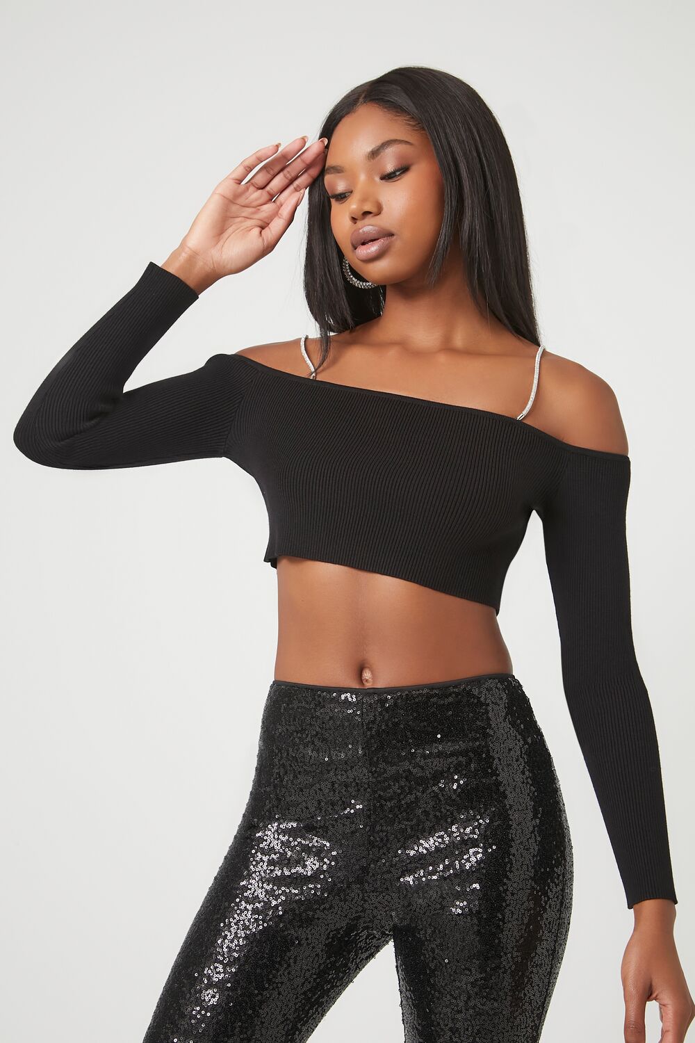 Off-the-Shoulder Crop Top | Forever 21 Womens