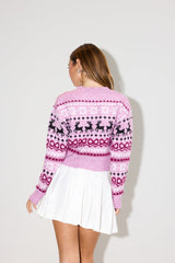 Fair Isle Reindeer Jacquard Sweater | Forever 21 Womens