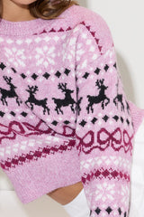 Fair Isle Reindeer Jacquard Sweater | Forever 21 Womens