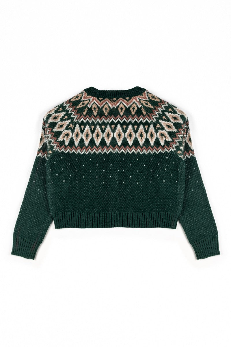 Fair Isle Pom-Pom Tie Cardigan | Forever 21 Womens