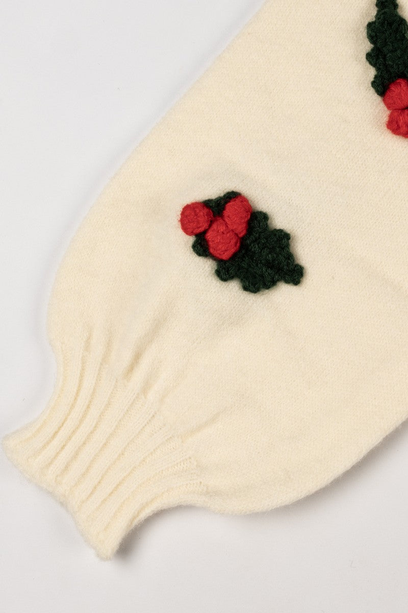Holly Leaf Cardigan Sweater | Forever 21 Womens