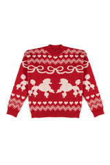 Poodle Pattern Fair Isle Knit Sweater | Forever 21 Womens