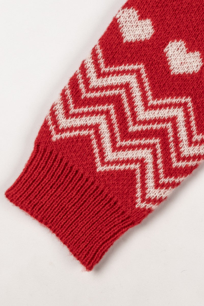 Poodle Pattern Fair Isle Knit Sweater | Forever 21 Womens
