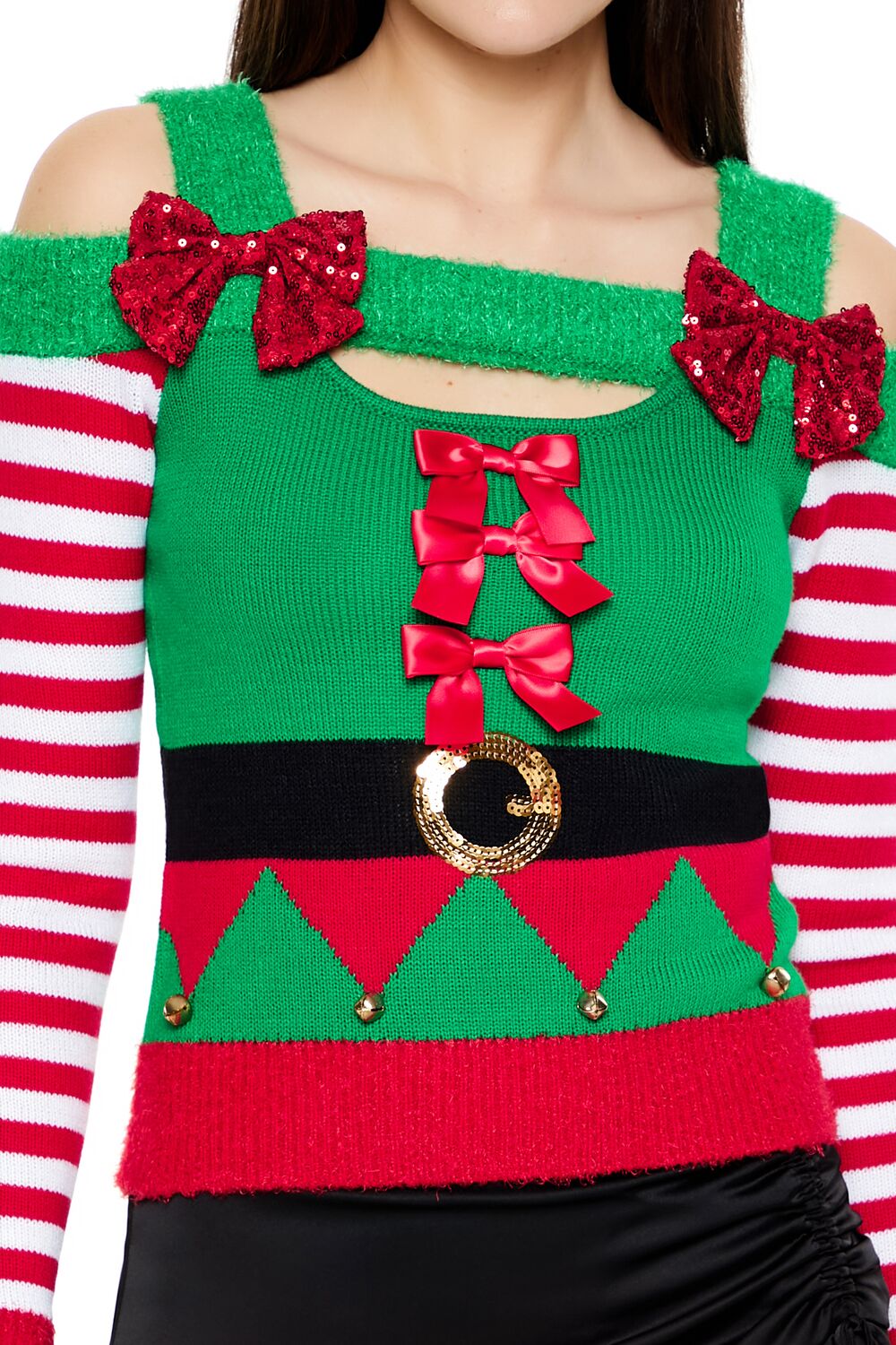 Elf Open-Shoulder Sweater | Forever 21 Womens