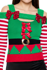 Elf Open-Shoulder Sweater | Forever 21 Womens