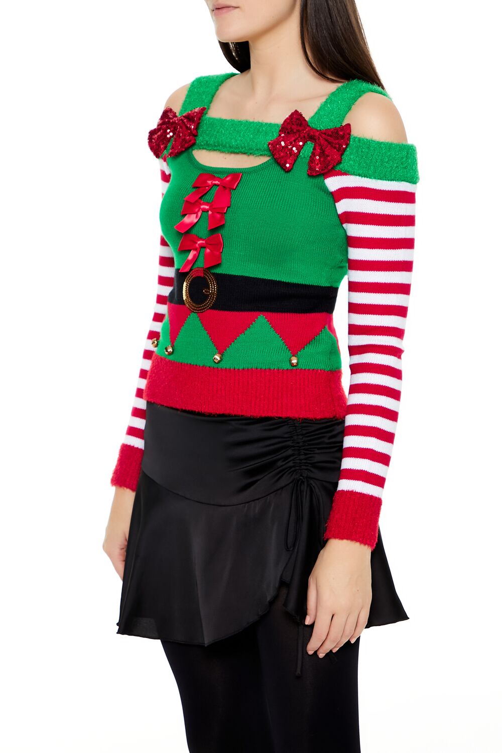 Elf Open-Shoulder Sweater | Forever 21 Womens
