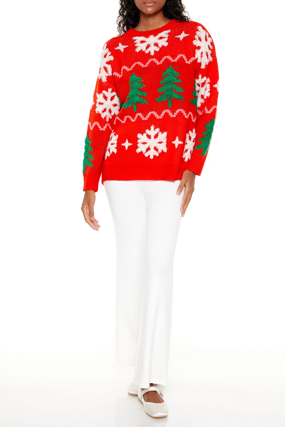 Christmas Tree Fair Isle Sweater | Forever 21 Womens