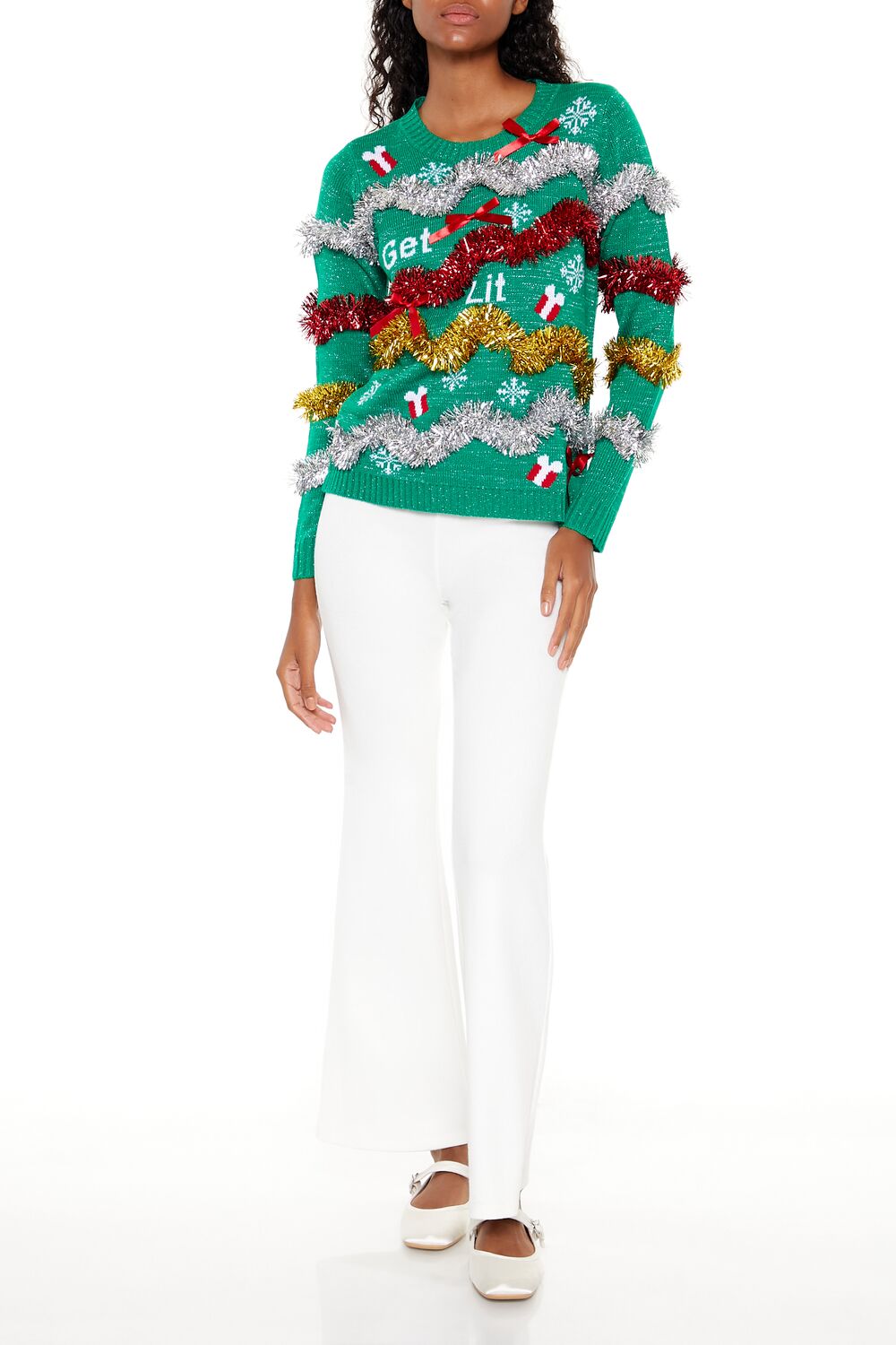 Get Lit Christmas Sweater | Forever 21 Womens