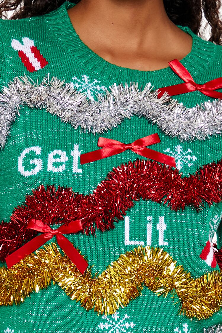 Get Lit Christmas Sweater | Forever 21 Womens