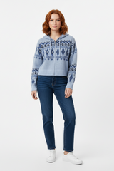 Fair Isle Zip-Up Hoodie Sweater | Forever 21 Womens
