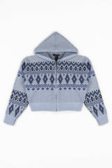 Fair Isle Zip-Up Hoodie Sweater | Forever 21 Womens