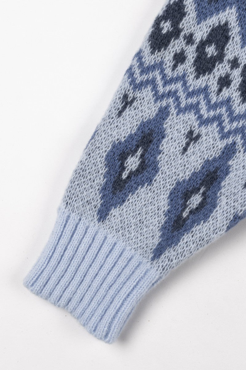 Fair Isle Zip-Up Hoodie Sweater | Forever 21 Womens