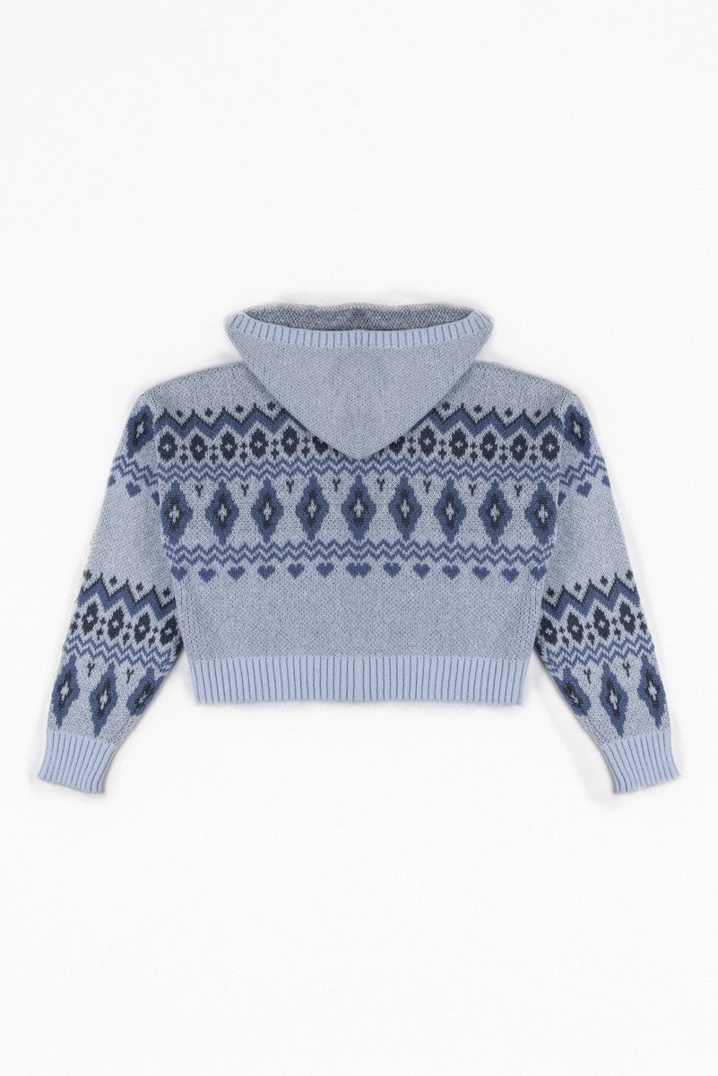 Fair Isle Zip-Up Hoodie Sweater | Forever 21 Womens