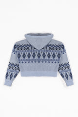 Fair Isle Zip-Up Hoodie Sweater | Forever 21 Womens