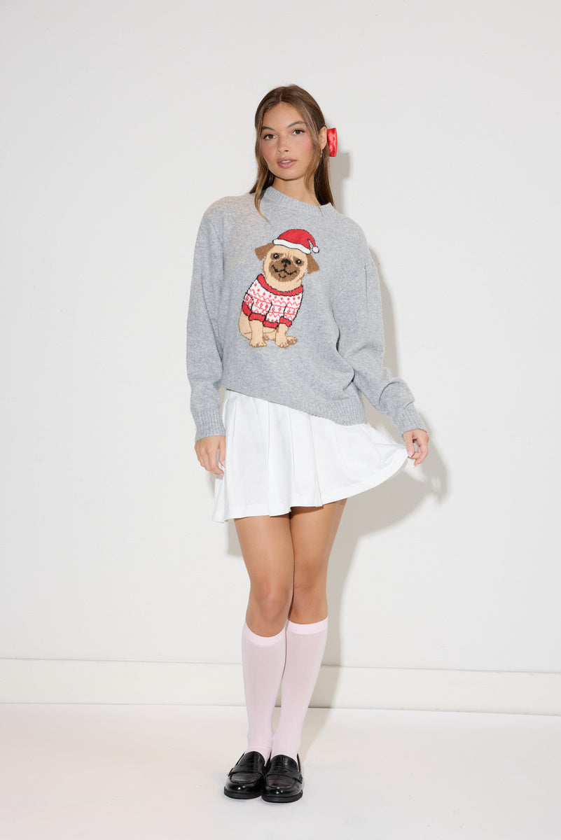 Holiday Dog Jacquard Sweater | Forever 21 Womens