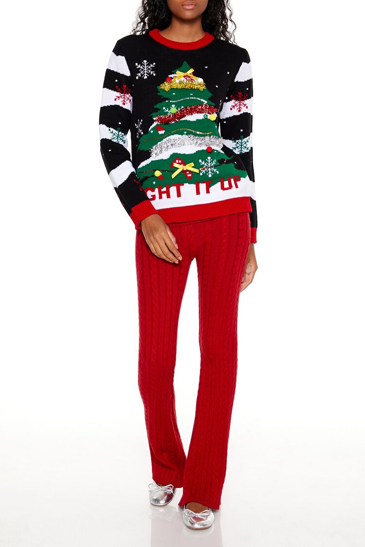 Light It Up Christmas Tree Sweater | Forever 21 Womens