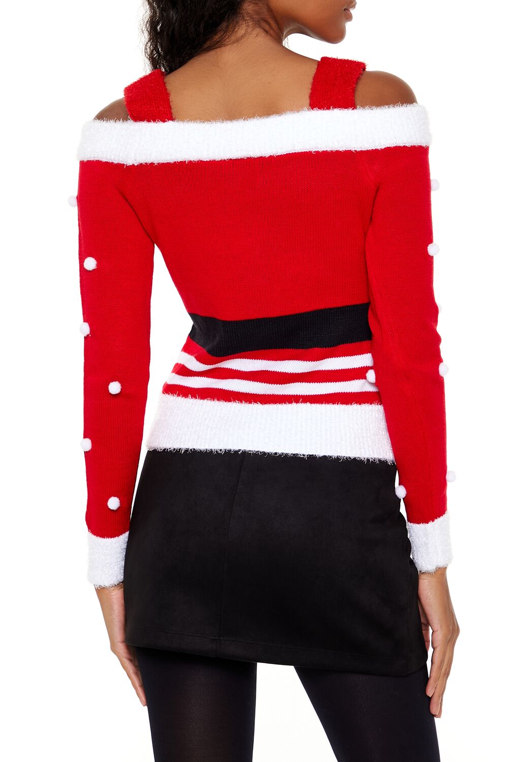 Santa Open-Shoulder Sweater | Forever 21 Womens