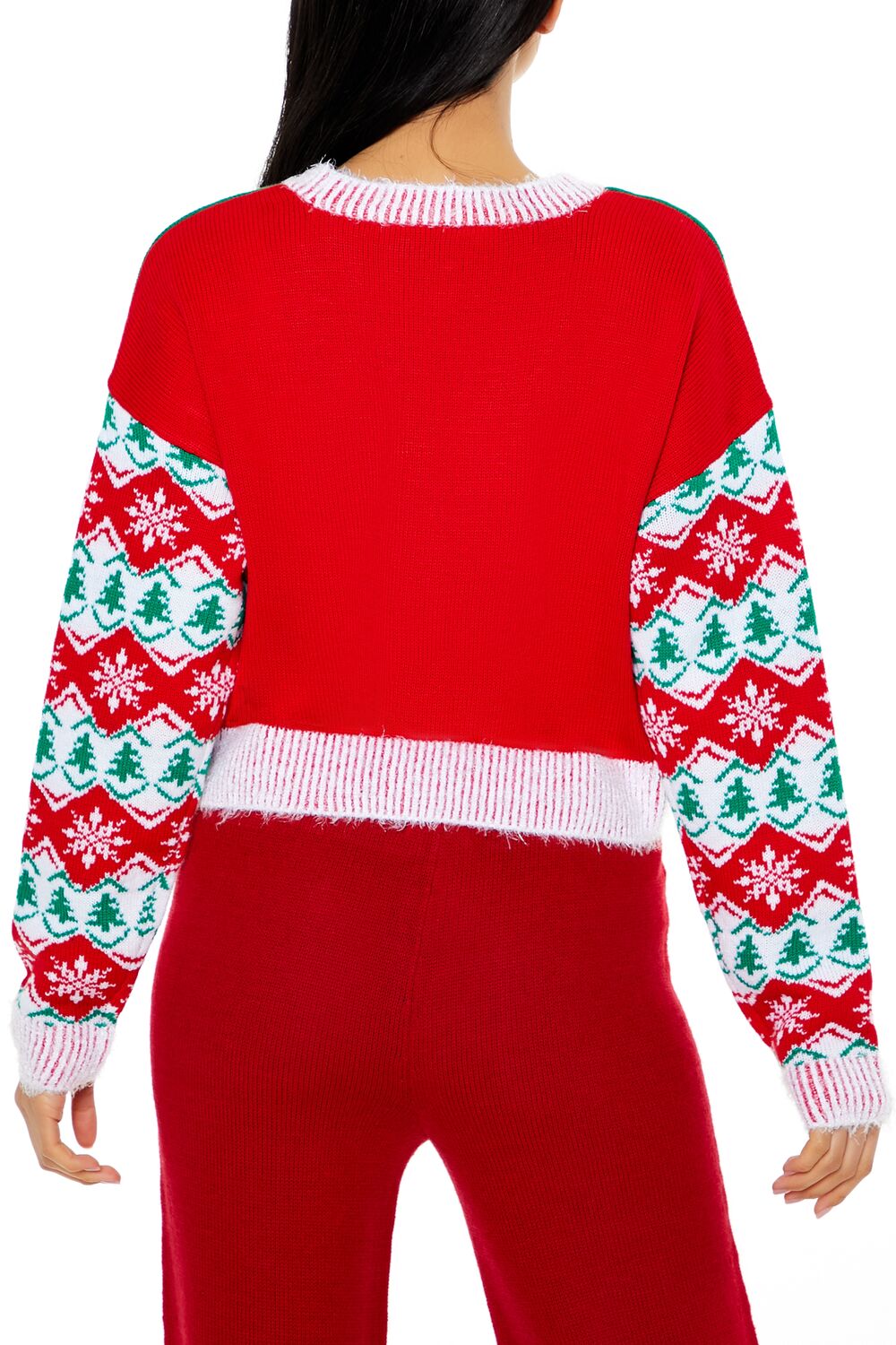 Snowboarding Santa Cardigan Sweater | Forever 21 Womens