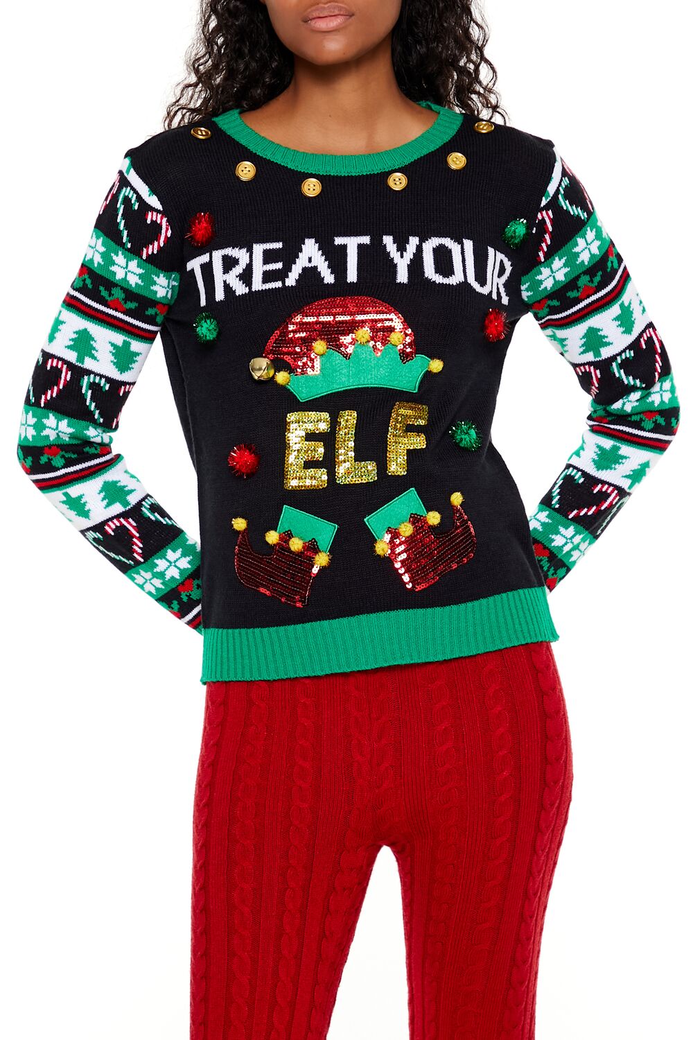Treat Your Elf Christmas Sweater | Forever 21 Womens