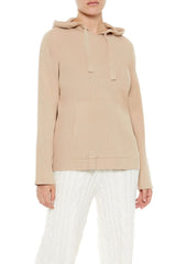 Sweater-Knit Drop-Sleeve Hoodie | Forever 21 Womens