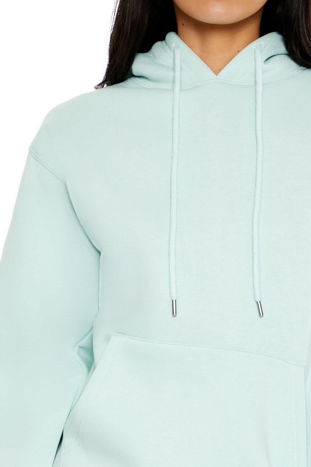 Fleece Drawstring Hoodie | Forever 21 Womens