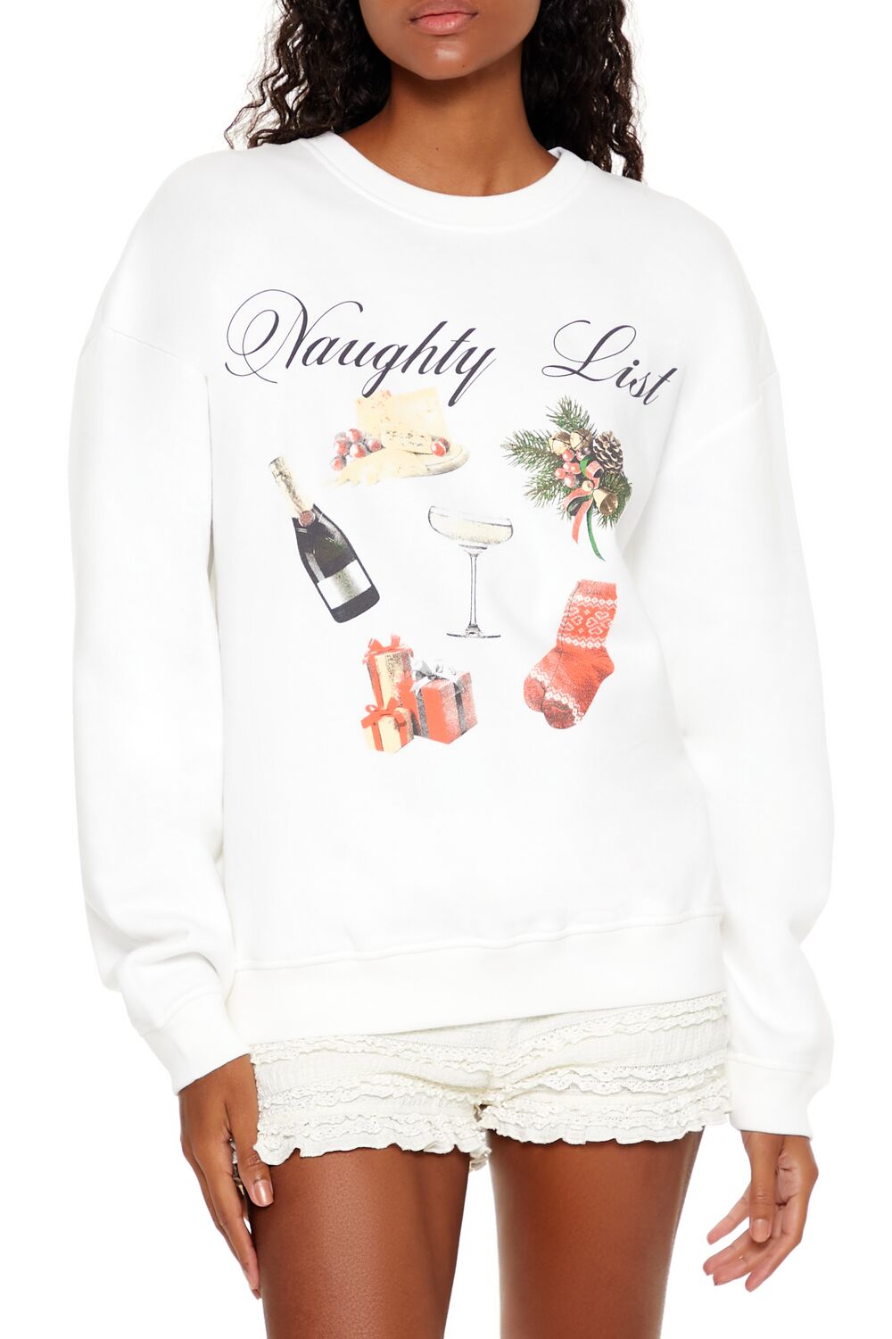 Naughty List Graphic Pullover | Forever 21 Womens