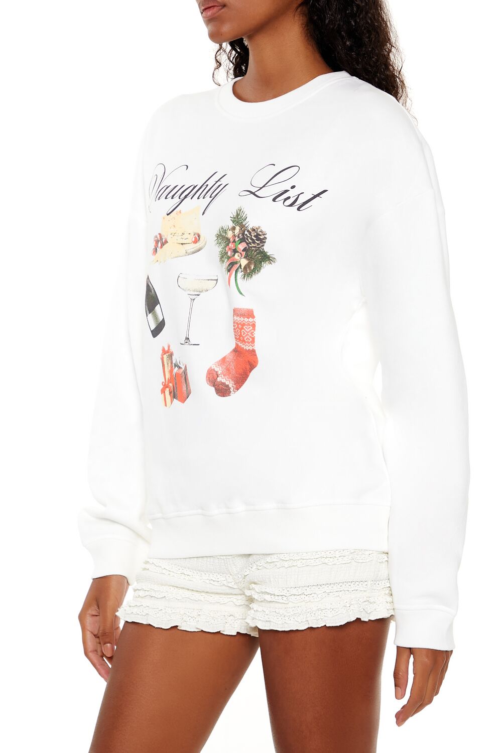 Naughty List Graphic Pullover | Forever 21 Womens
