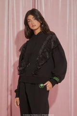 Wicked Witch Ruffle Hoodie | Forever 21 Womens