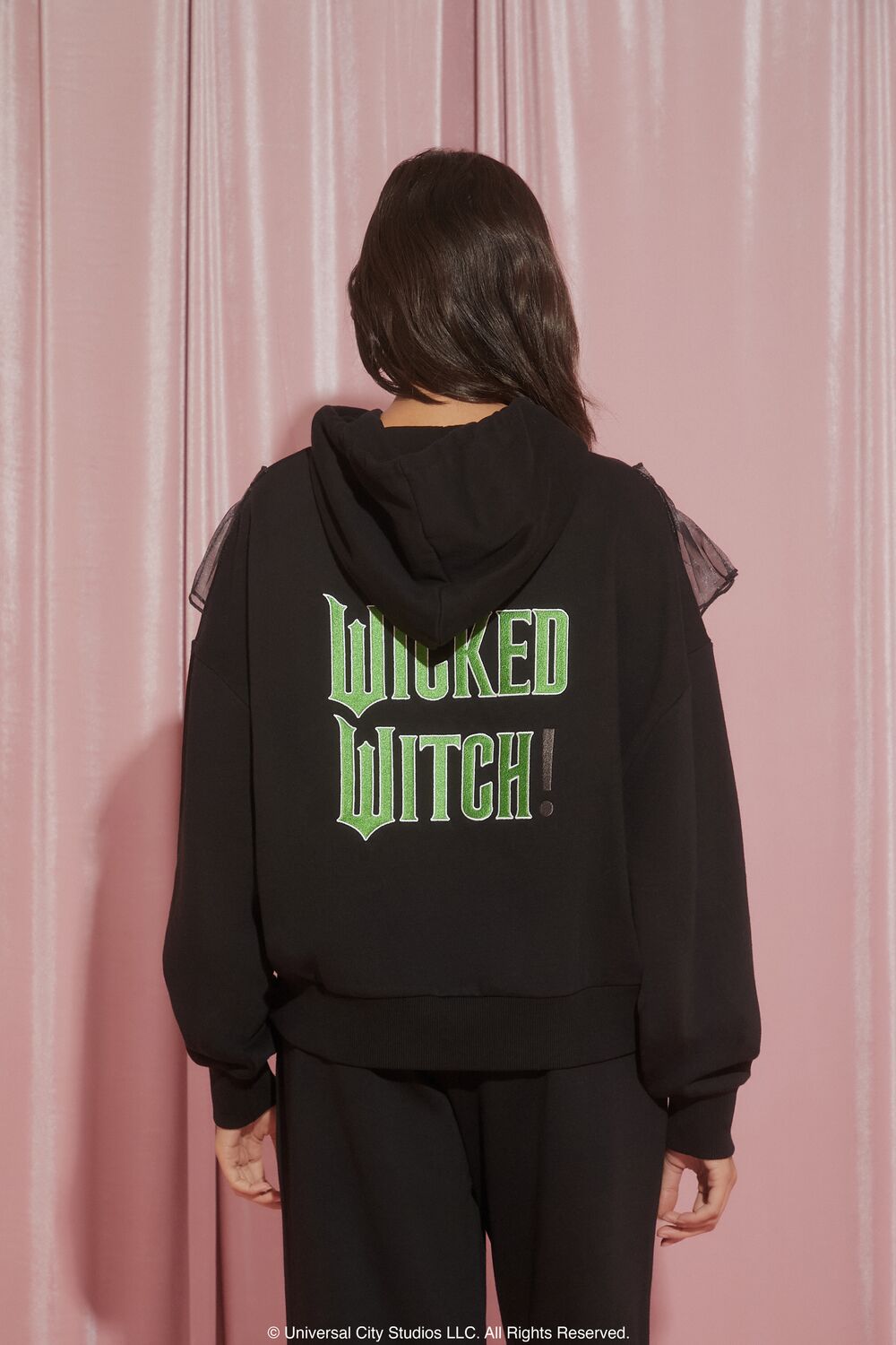 Wicked Witch Ruffle Hoodie | Forever 21 Womens