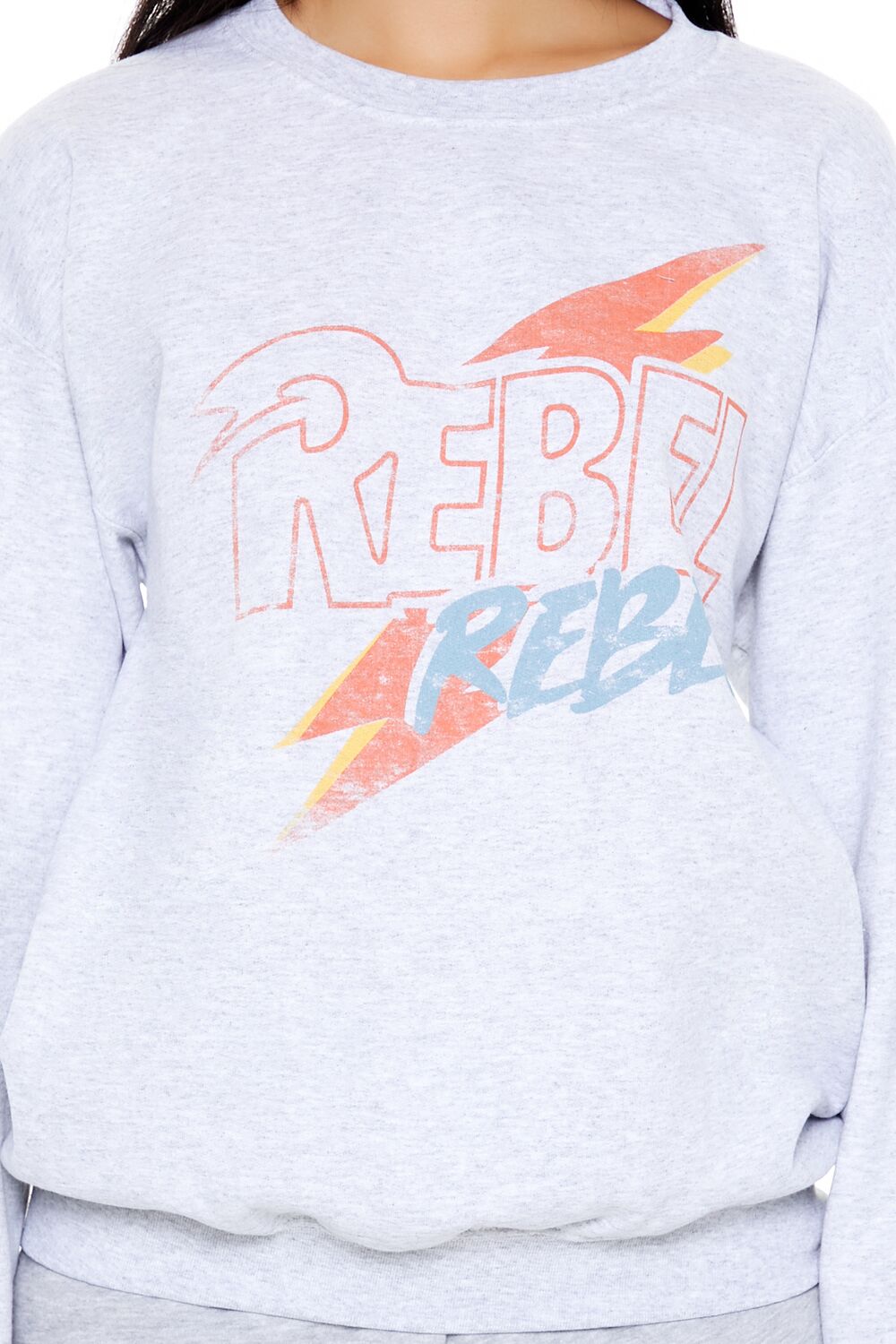 Rebel Rebel Fleece Pullover | Forever 21 Womens