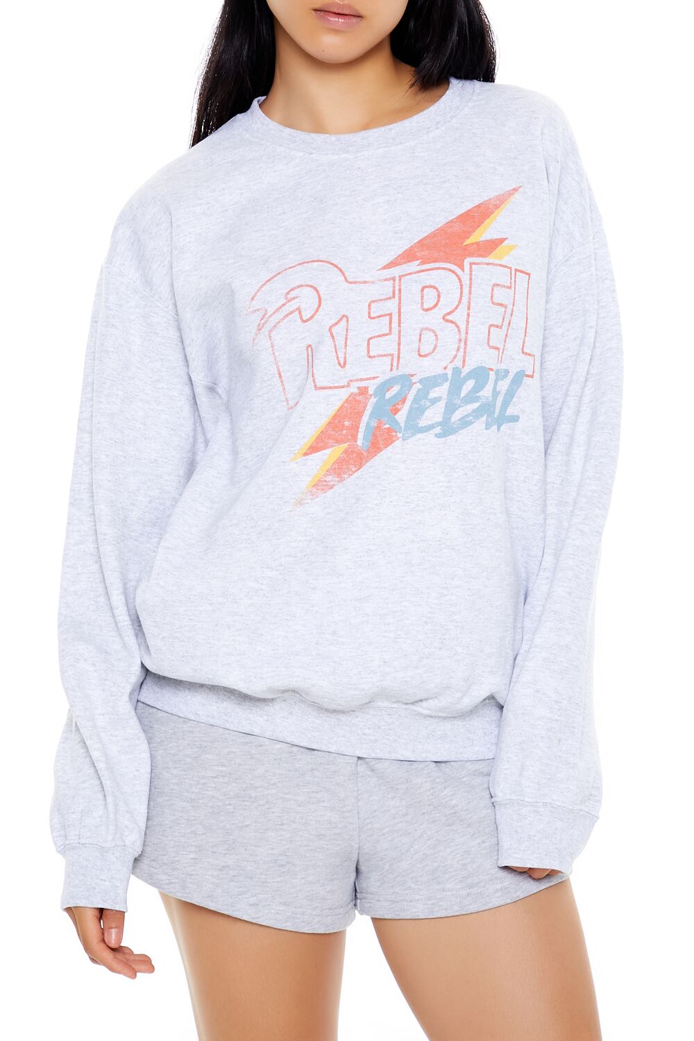 Rebel Rebel Fleece Pullover | Forever 21 Womens