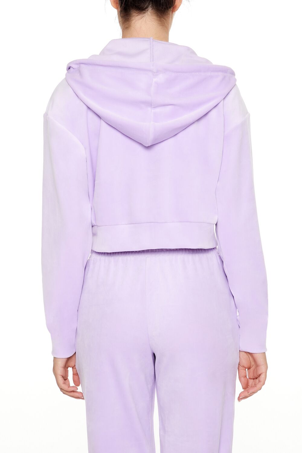 Velour Zip-Up Hoodie | Forever 21 Womens