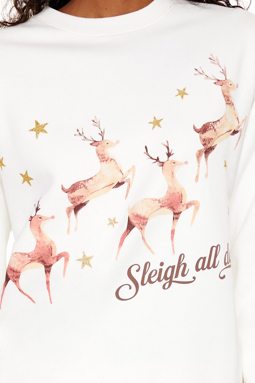 Sleigh All Day Reindeer Pullover | Forever 21 Womens