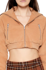 Cropped Corduroy Puffer Jacket | Forever 21 Womens