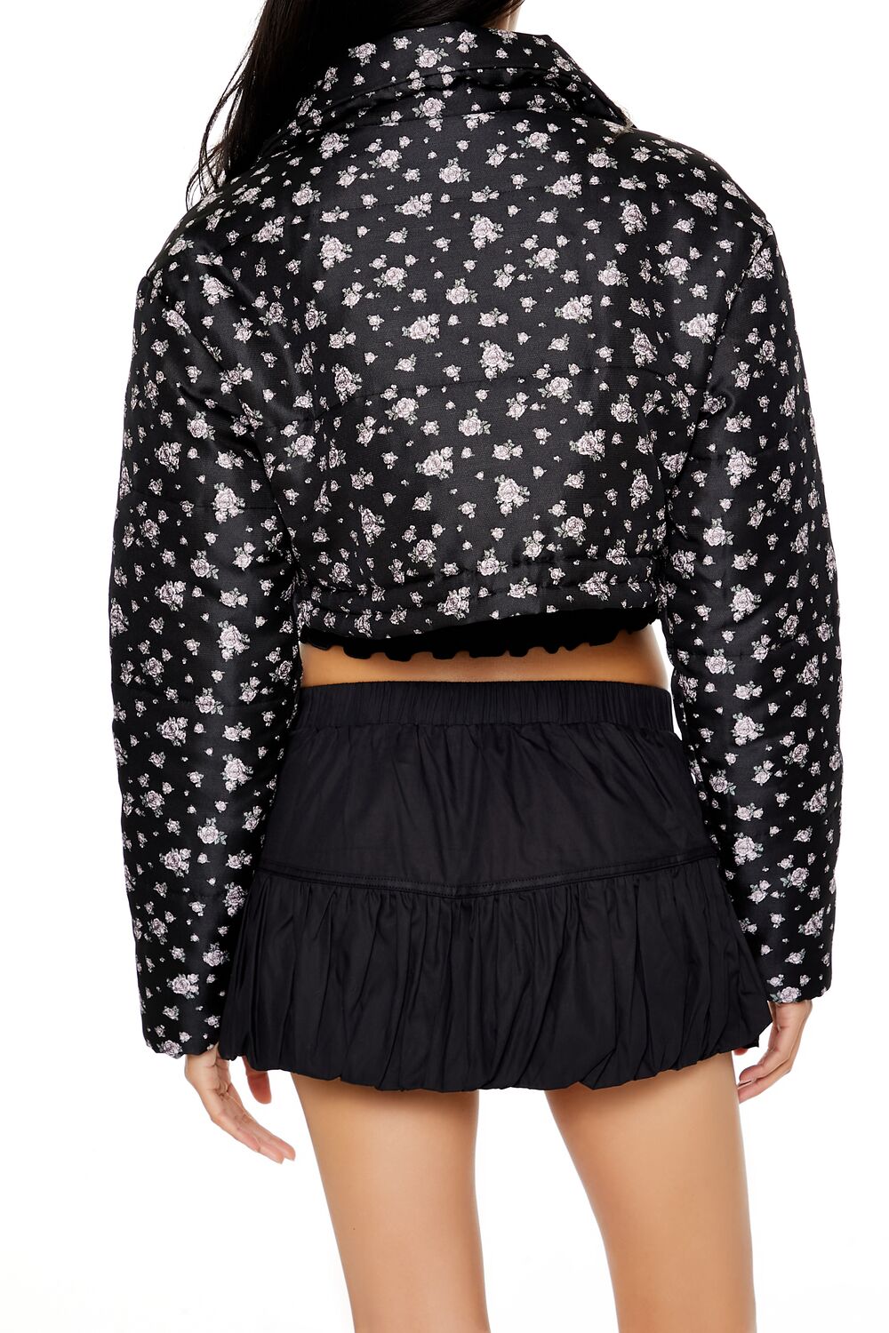 Floral Print Puffer Jacket | Forever 21 Womens
