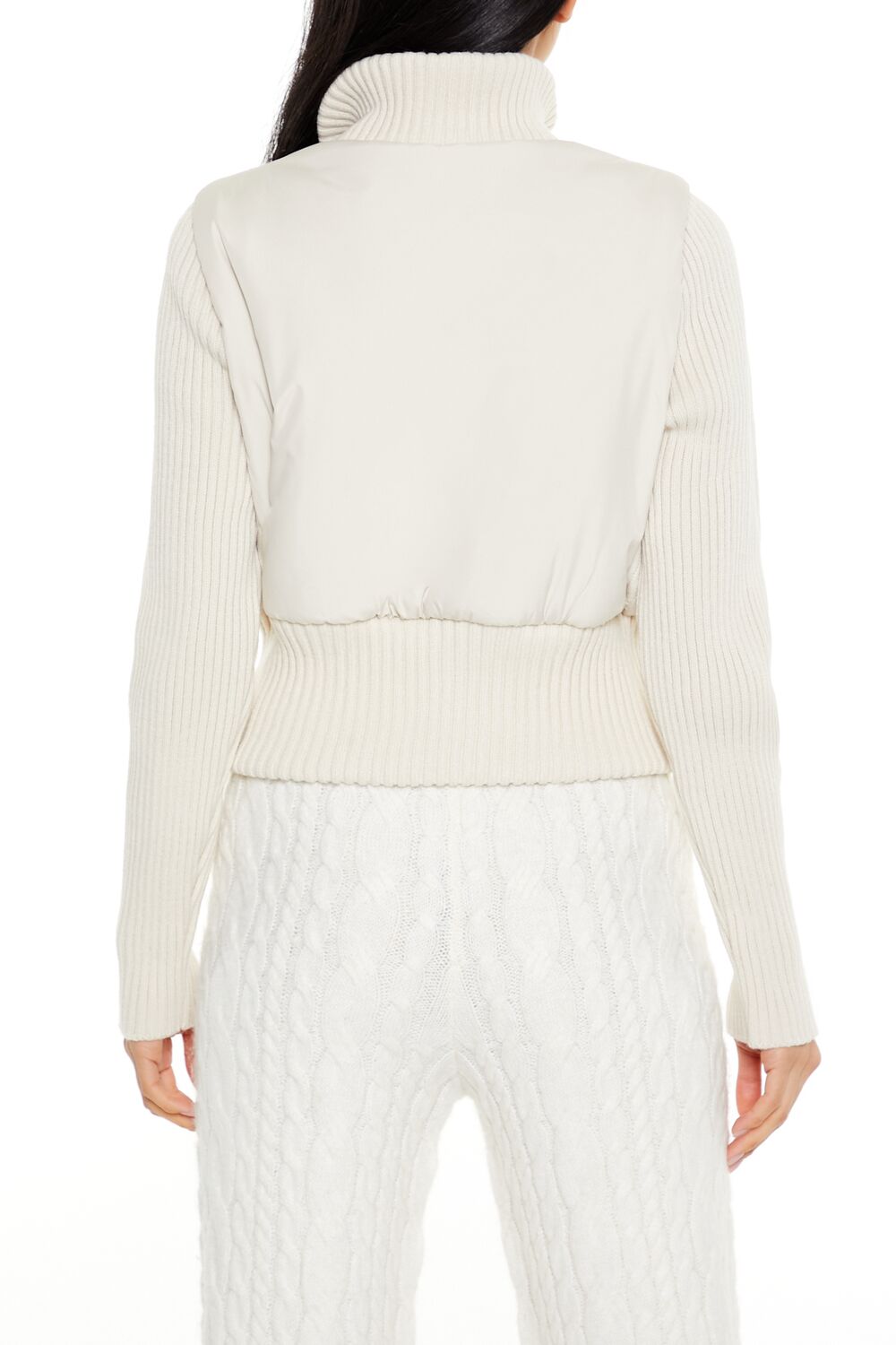 Ribbed Funnel Neck Jacket | Forever 21 Womens
