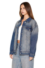 Stone Wash Denim Trucker Jacket | Forever 21 Womens