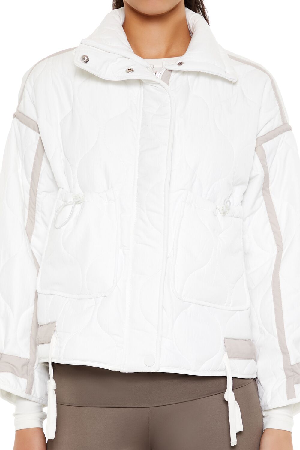 Quilted Two-Tone Puffer Jacket | Forever 21 Womens