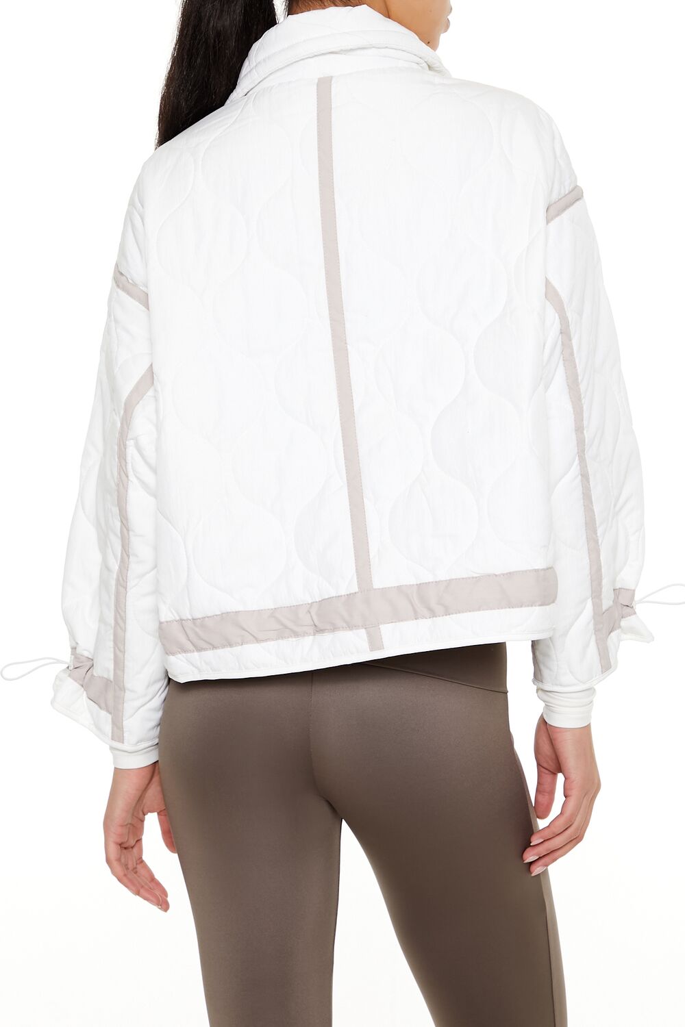 Quilted Two-Tone Puffer Jacket | Forever 21 Womens