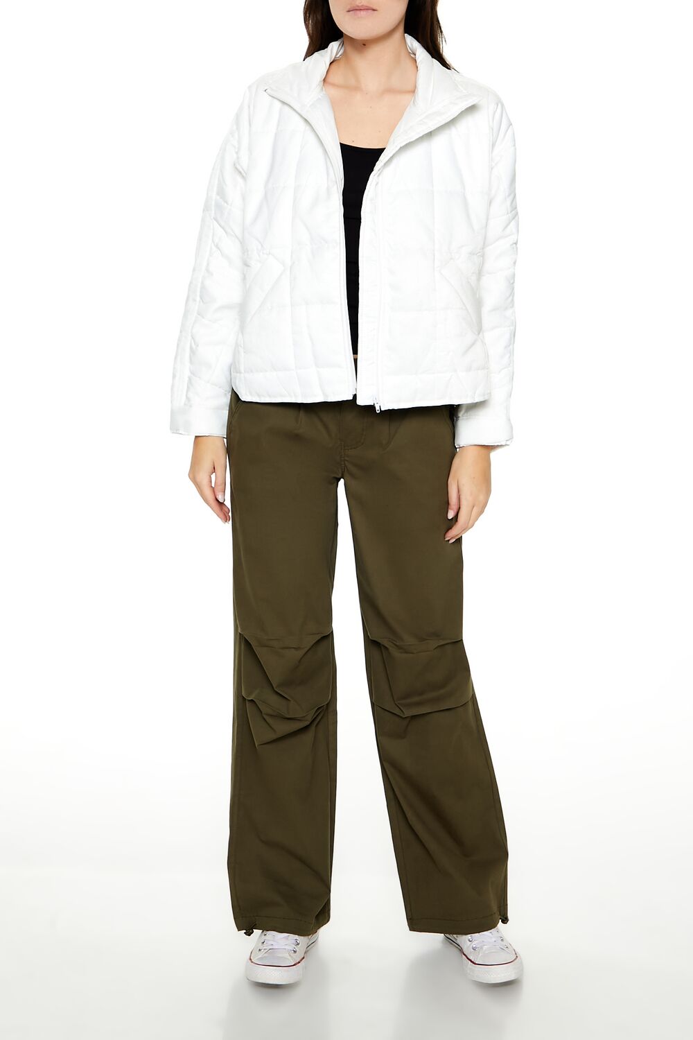 Quilted Dolphin-Hem Jacket | Forever 21 Womens