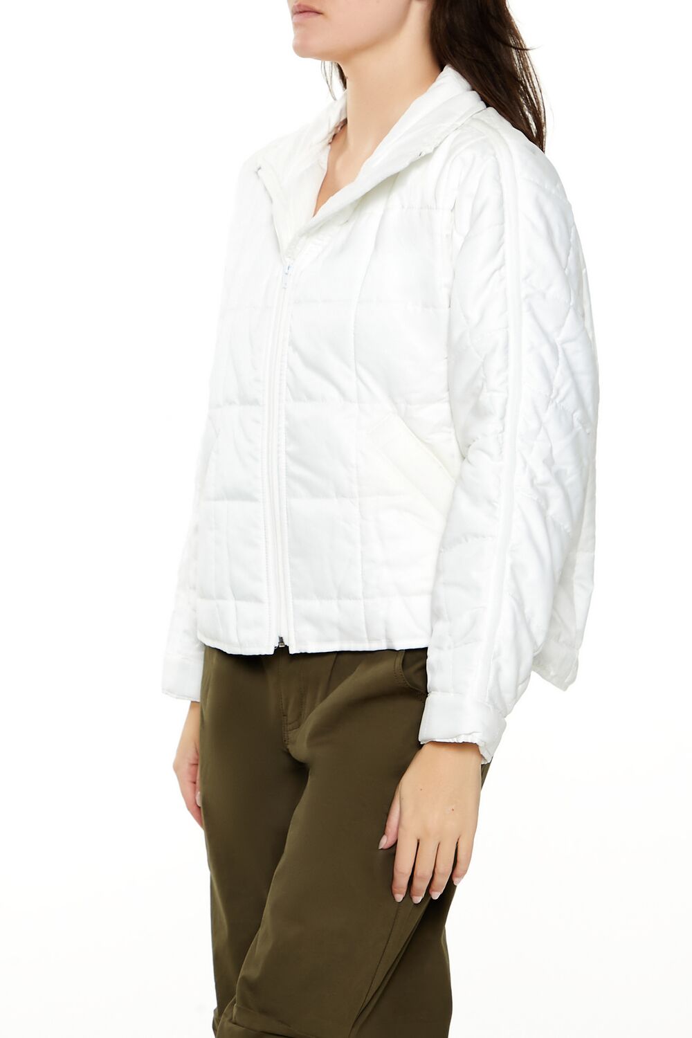 Quilted Dolphin-Hem Jacket | Forever 21 Womens
