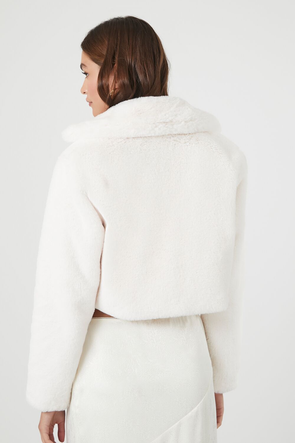 Plush Cropped Coat | Forever 21 Womens