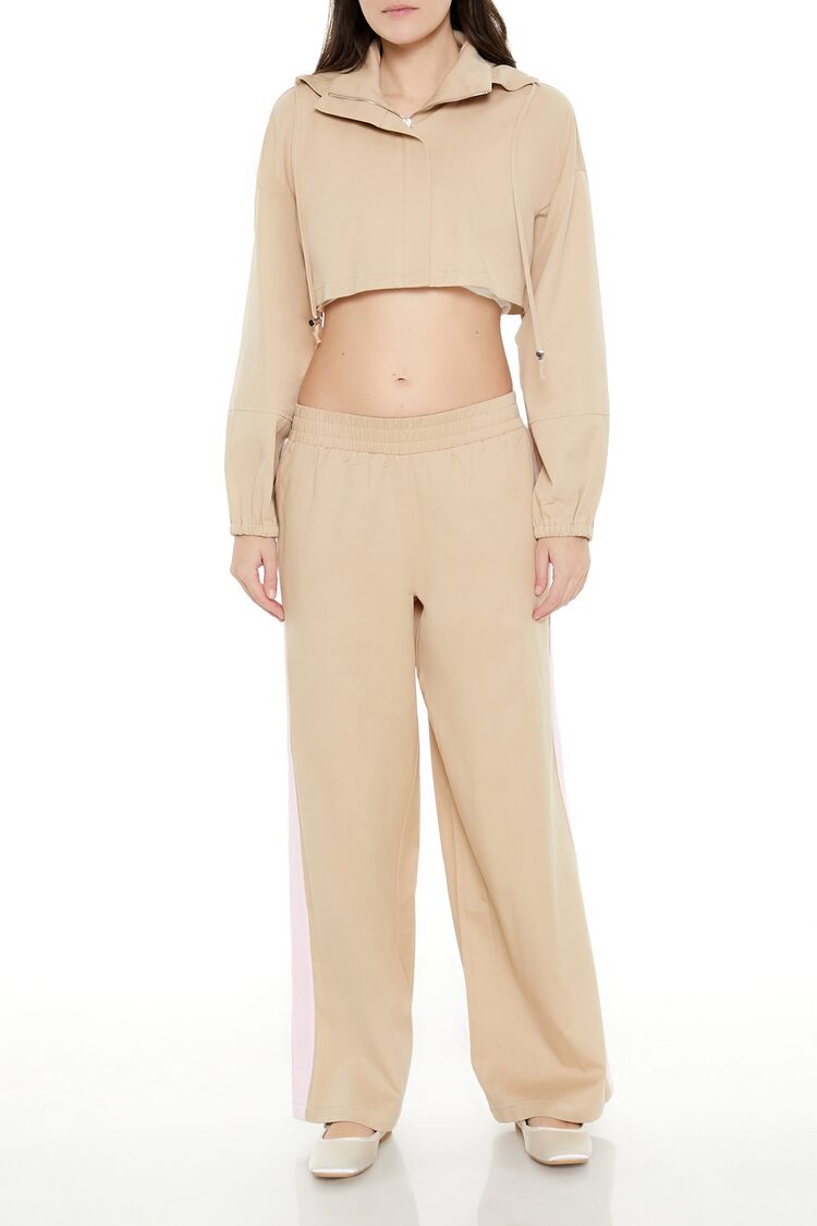 Hooded Zip-Up Cropped Jacket | Forever 21 Womens
