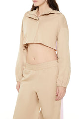 Hooded Zip-Up Cropped Jacket | Forever 21 Womens