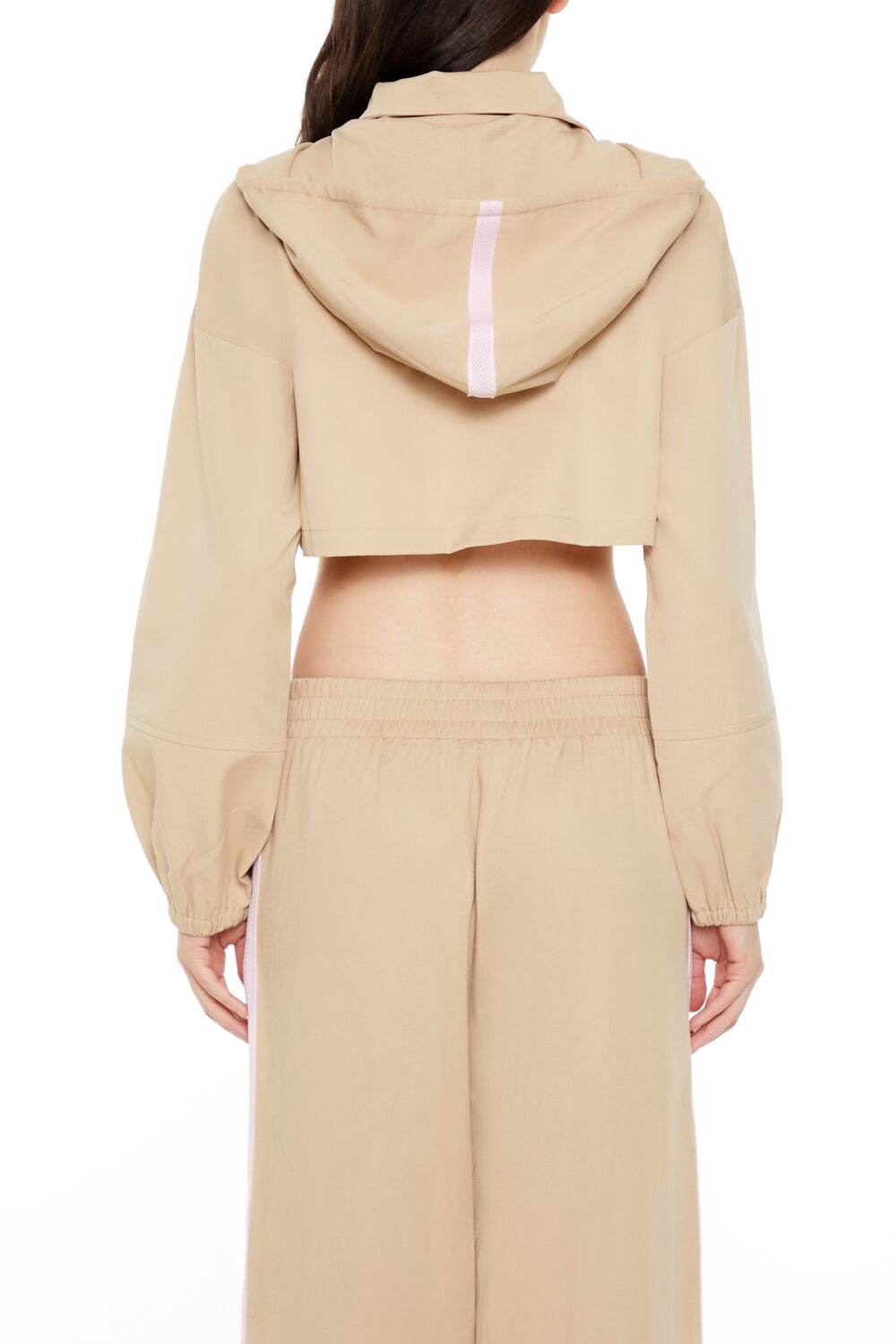 Hooded Zip-Up Cropped Jacket | Forever 21 Womens